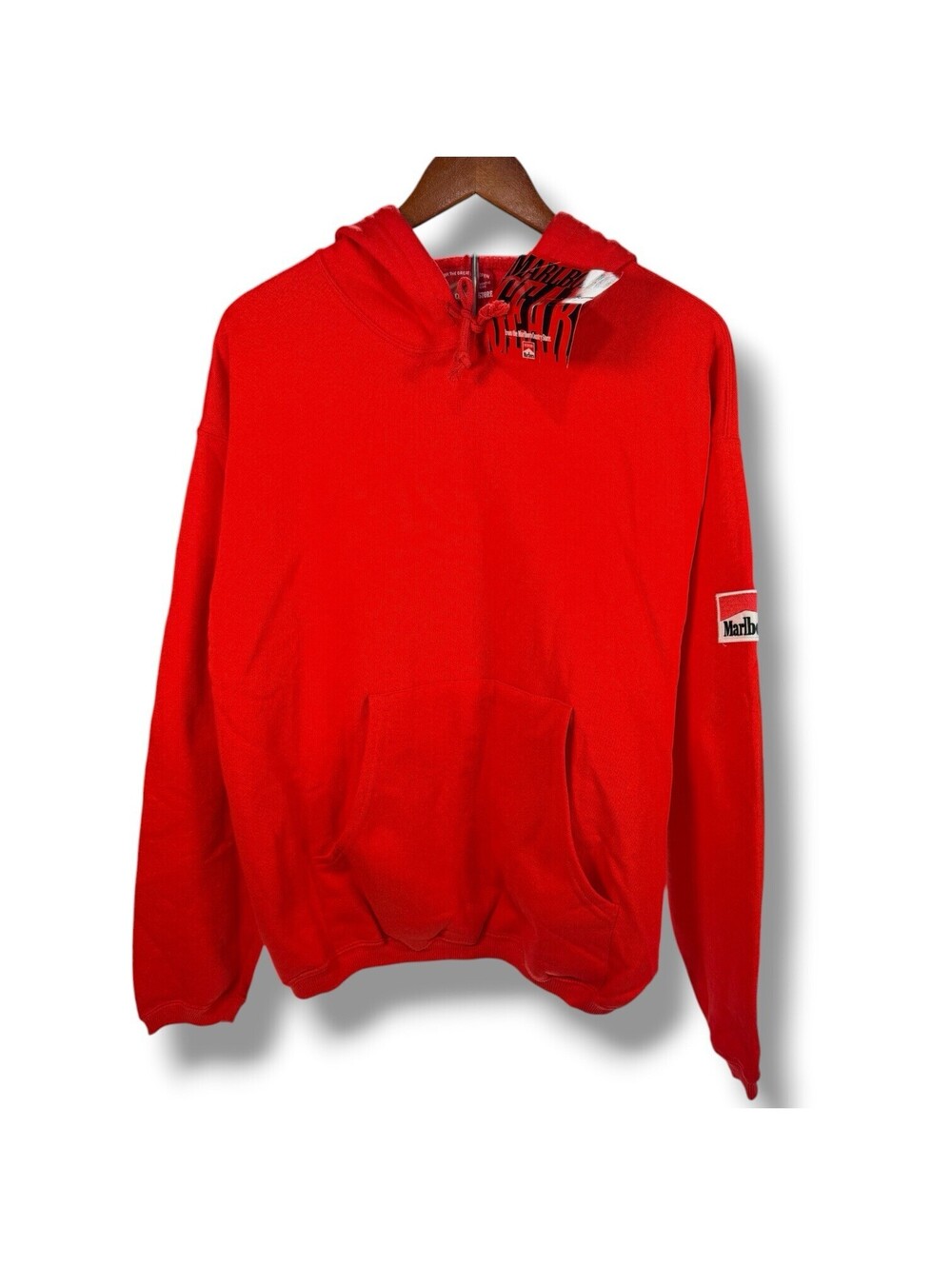 NWT Vintage Marlboro Country Store Hoodie Mens S Pullover Patch Made USA 90s